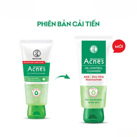 Sữa rửa mặt kiểm soát nhờn ngăn ngừa mụn Acnes White Conc Oil Control Cleanser 100g/ Acnes Foaming Wash 150ml