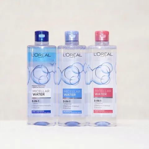 Nước tẩy trang và làm sạch sâu 3-in-1 L'Oreal Paris Micellar Water 400ml