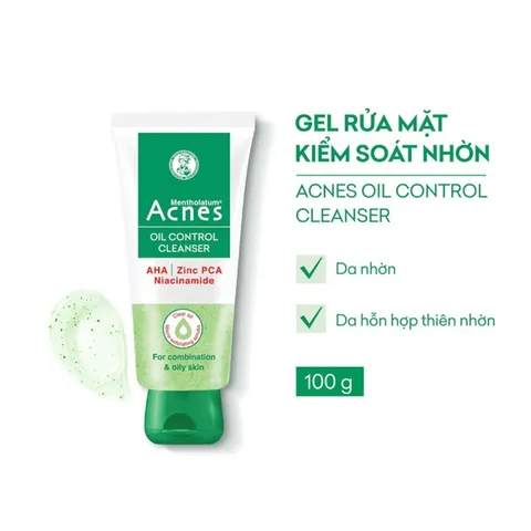 Sữa rửa mặt kiểm soát nhờn ngăn ngừa mụn Acnes White Conc Oil Control Cleanser 100g/ Acnes Foaming Wash 150ml