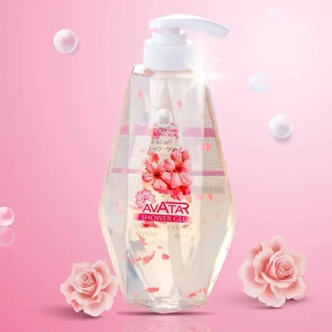 Sữa Tắm Thơm Mịn Da Bông Hoa Jojoba Avatar Dưỡng Da Body Mềm Mịn Chai 900ml/ 750ml/ 350ml
