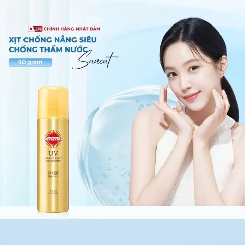 Kem chống nắng KOSÉ SUNCUT dưỡng trắng, nâng tông da SPF50+ PA++++ dạng kem/xịt