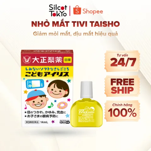 Nhỏ mắt cho bé hay xem tivi, điện thoại Taisho 14ml Nhật Bản