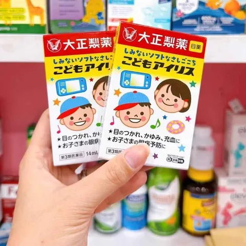 Nhỏ mắt cho bé hay xem tivi, điện thoại Taisho 14ml Nhật Bản
