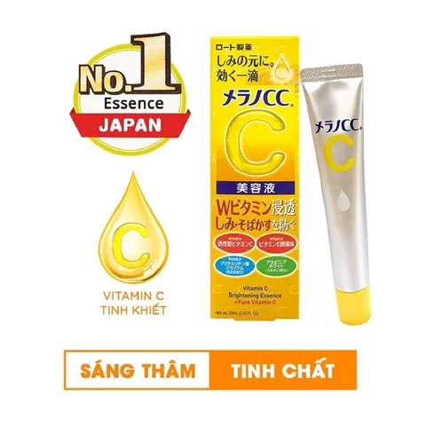 Tinh chất dưỡng trắng da, hỗ trợ mờ nám Serum Melano CC Whitening Essence White Conc Nhật Bản 20ml