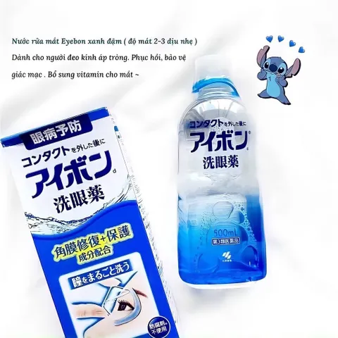 Nước rửa mắt Eyebon W Vitamin White Conc Kobayashi Nhật Bản Chai 500ml