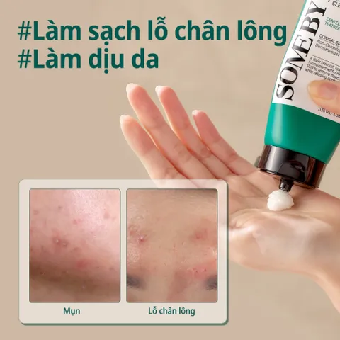 Sữa Rửa Mặt Some By Mi AHA-BHA-PHA 30 Days Miracle Acne Clear Foam Làm Sạch Sâu 100ml