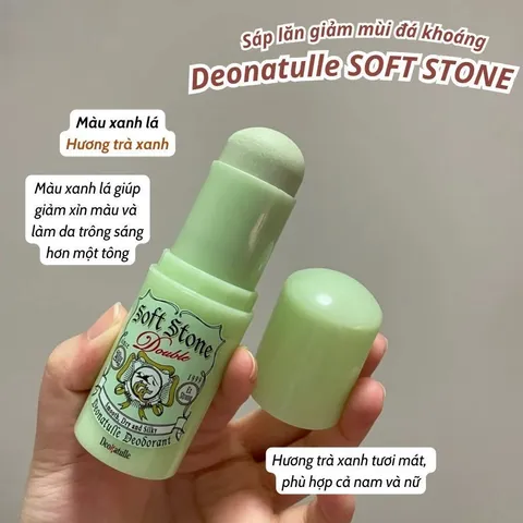 Lăn nách đá khoáng khô thoáng Soft Stone Deonatulle	 Nhật Bản