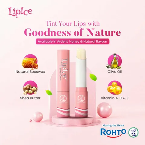 Son dưỡng môi hiệu chỉnh ửng hồng tự nhiên Lipice Sheer Color 2.4g