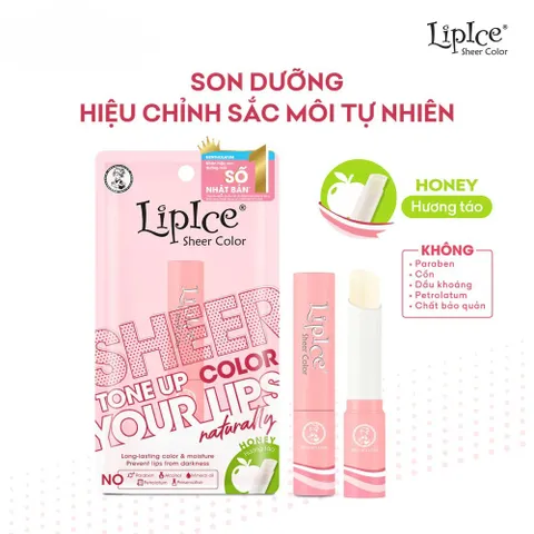 Son dưỡng môi hiệu chỉnh ửng hồng tự nhiên Lipice Sheer Color 2.4g