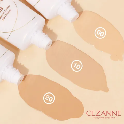 Kem nền thoáng Cezanne Mineral Cover BB Cream High Cover Cream SPF29 PA+++ Nhật Bản 30g