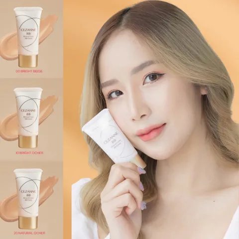 Kem nền thoáng Cezanne Mineral Cover BB Cream High Cover Cream SPF29 PA+++ Nhật Bản 30g