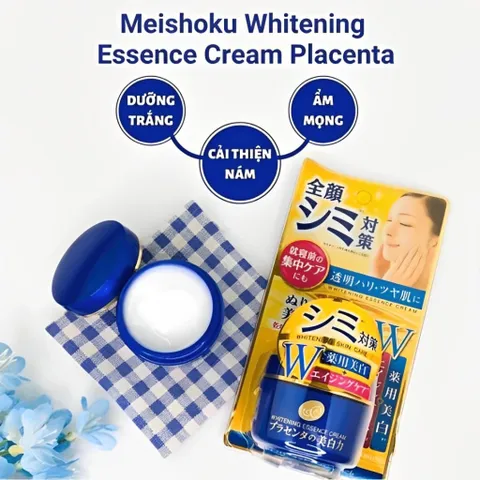 Kem dưỡng trắng da Meishoku Whitening Essence Cream White Conc Nhật Bản 55g