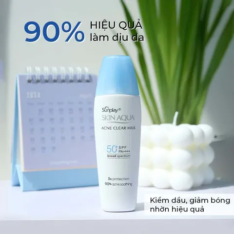 Kem chống nắng dưỡng da, ngăn ngừa mụn Sunplay Skin Aqua Acne Clear Eco Việt Nam SPF 50, PA++++ 25g