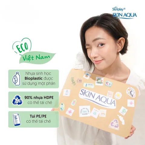 Kem chống nắng dưỡng da, ngăn ngừa mụn Sunplay Skin Aqua Acne Clear Eco Việt Nam SPF 50, PA++++ 25g