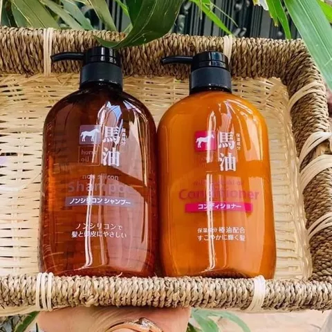 Dầu gội, dầu xả, sữa tắm Horse Oil Nhật Bản 600ml