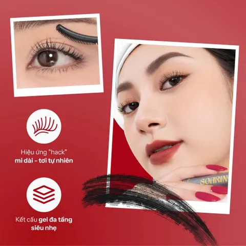Chuốt mi tơi dài lâu trôi Lemonade Soaring Mascara 6ml