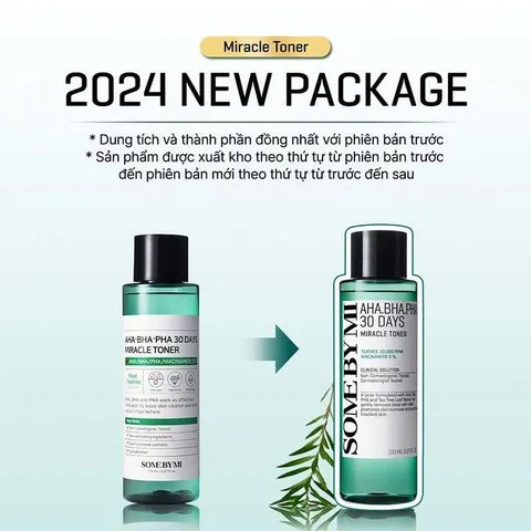 Nước hoa hồng Some By Mi làm sạch da dầu mụn AHA-BHA-PHA 30 Days Miracle Toner 150ml