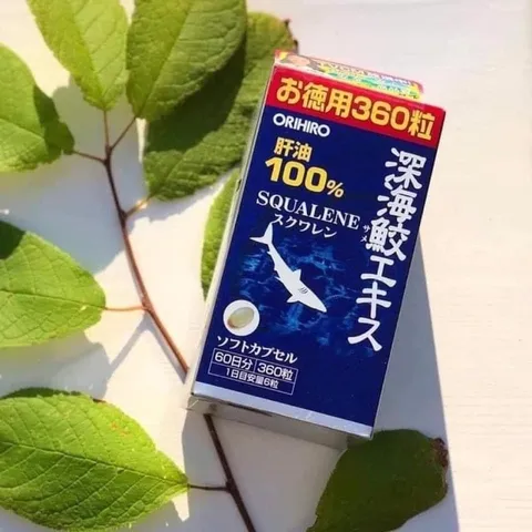 Viên uống sụn vi cá mập hỗ trợ xương khớp Orihiro Squalene Nhật Bản