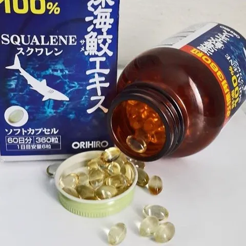 Viên uống sụn vi cá mập hỗ trợ xương khớp Orihiro Squalene Nhật Bản