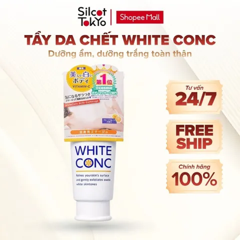 Tẩy tế bào chết White Conc Body CG dưỡng trắng toàn thân Nhật Bản 180g