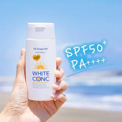 Kem chống nắng nâng tone dưỡng trắng sáng da White Conc UV2 (Cream) - Chai 75g