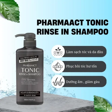 Dầu gội Tonic nam White Conc Nhật Bản giúp ngăn ngừa gầu và ngứa da đầu không làm khô tóc 550ml
