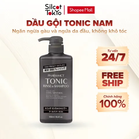 Dầu gội Tonic nam White Conc Nhật Bản giúp ngăn ngừa gầu và ngứa da đầu không làm khô tóc 550ml