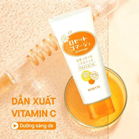 Gel tẩy tế bào chết Rosette Peeling Gel White Conc Nhật Bản - Tuýp 120g