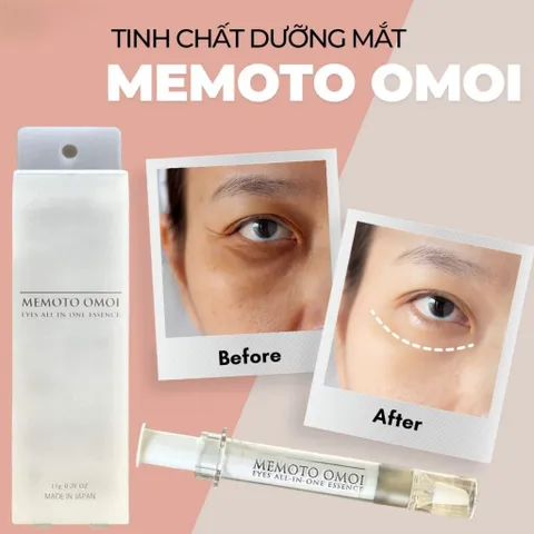 Serum dưỡng mắt chống lão hóa NMN Memoto Omoi White Conc Nhật Bản 11g