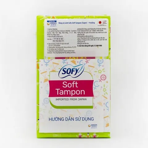 Băng vệ sinh siêu thấm Sofy Soft Tampon Super/ Regular/ Superplus White Conc (Hàng nhập khẩu)