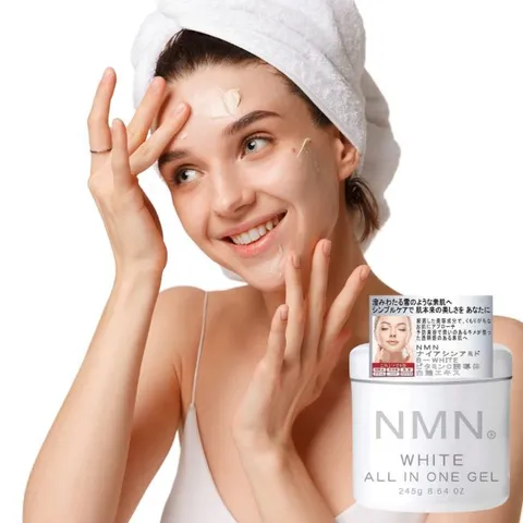 Kem, Gel Dưỡng Trắng Da NMN White All In One Gel White Conc Nhật Bản cấp ẩm phục hồi 245g