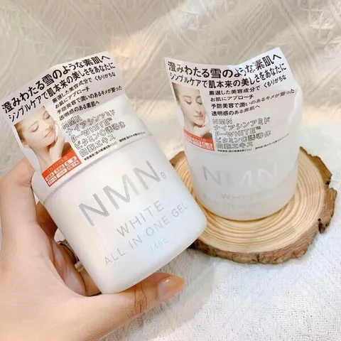Kem, Gel Dưỡng Trắng Da NMN White All In One Gel White Conc Nhật Bản cấp ẩm phục hồi 245g