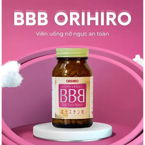 Viên uống nở ngực BBB Best Beauty Body White Conc Nhật Bản
