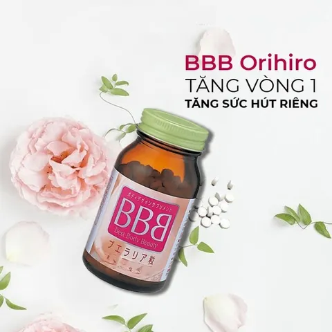 Viên uống nở ngực BBB Best Beauty Body White Conc Nhật Bản