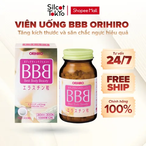 Viên uống nở ngực BBB Best Beauty Body White Conc Nhật Bản