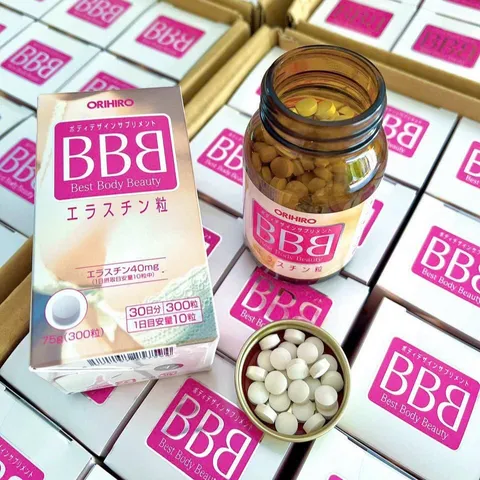 Viên uống nở ngực BBB Best Beauty Body White Conc Nhật Bản