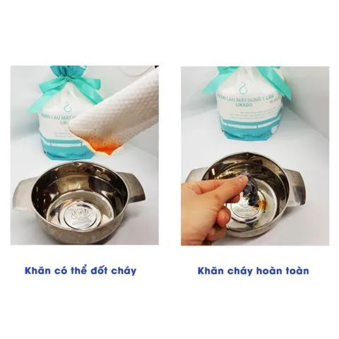 Khăn lau mặt dùng 1 lần spa Likado White Conc Cuộn 50 khăn/Gói rút 80 khăn/ Túi rút 240 tờ (20x20cm)