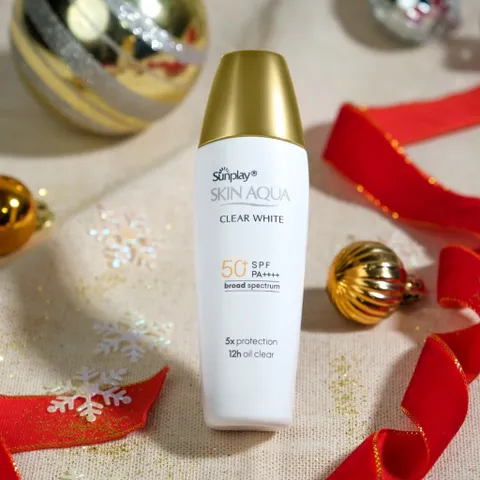 Kem chống nắng kiềm dầu Sunplay Skin Aqua Clear White Eco White Conc SPF50, PA++++ 25g, 55g