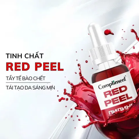 Serum Red Peel Compliment AHA 30% + BHA 2% - Tẩy Tế Bào Chết Hóa Học, Tái Tạo Sáng Da, Kiềm Dầu 27ml