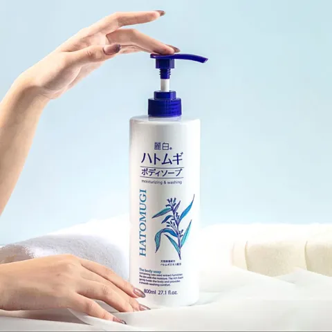 Sữa tắm dưỡng da Reihaku Hatomugi Body Soap Nhật Bản làm sáng, mềm mịn da - Chai 800ml