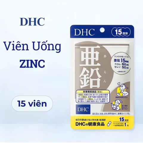 Viên Uống Kẽm DHC Nhật Bản Giảm Rụng Tóc, Đẹp Da, Tăng Đề Kháng