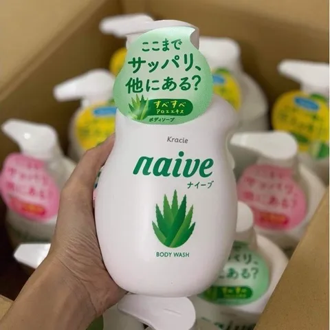Sữa tắm Kracie Naive 530ml đào, lô hội, chanh bưởi White Conc Nhật Bản