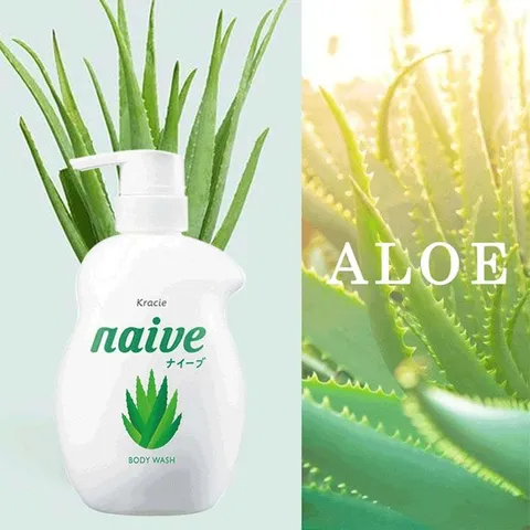 Sữa tắm Kracie Naive 530ml đào, lô hội, chanh bưởi White Conc Nhật Bản