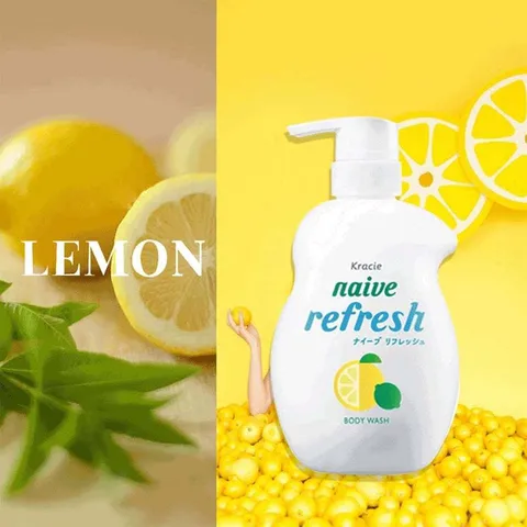 Sữa tắm Kracie Naive 530ml đào, lô hội, chanh bưởi White Conc Nhật Bản