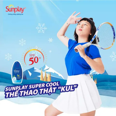 Kem chống nắng Sunplay mát lạnh dạng sữa Sunplay Super Cool SPF 50, PA++++ White Conc Tuýp 30g