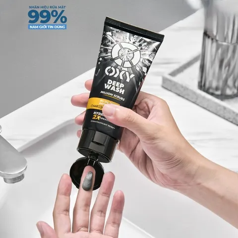 Sữa rửa mặt cho nam Oxy White Conc sạch sâu Oxy Deep Wash/ Oxy Perfect Wash/ Oxy Total Anti-Acne 100g