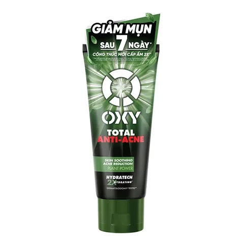 Sữa rửa mặt cho nam Oxy White Conc sạch sâu Oxy Deep Wash/ Oxy Perfect Wash/ Oxy Total Anti-Acne 100g