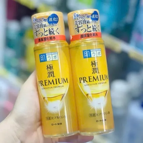 Nước hoa hồng Hada Labo Gokujyun Premium vàng 170ml Nhật Bản 846723