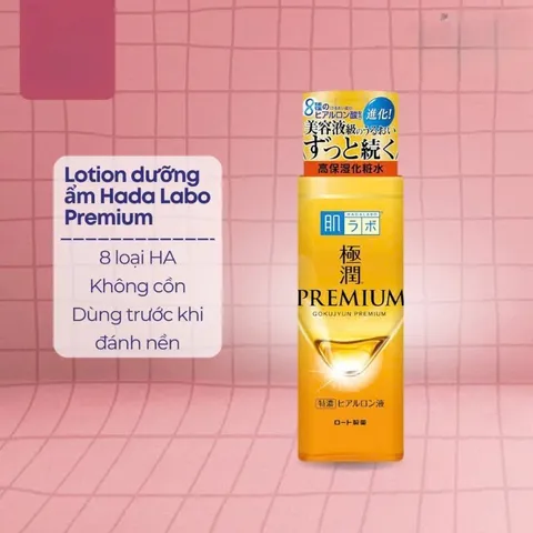 Nước hoa hồng Hada Labo Gokujyun Premium vàng 170ml Nhật Bản 846723