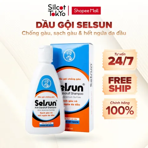 Dầu gội Selsun chống gàu, sạch gàu & hết ngứa da đầu Selsun Anti-Dandruff Shampoo